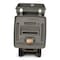 Toter 32 Gal. Graystone Document Trash Can with Wheels and Key Lid Lock CDA32 - alternate 4